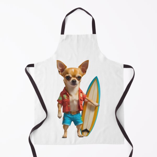 Item preview, Surfer Dude Chihuahua – Cool Beach Dog on a Wave designed and sold by Fredster1966.