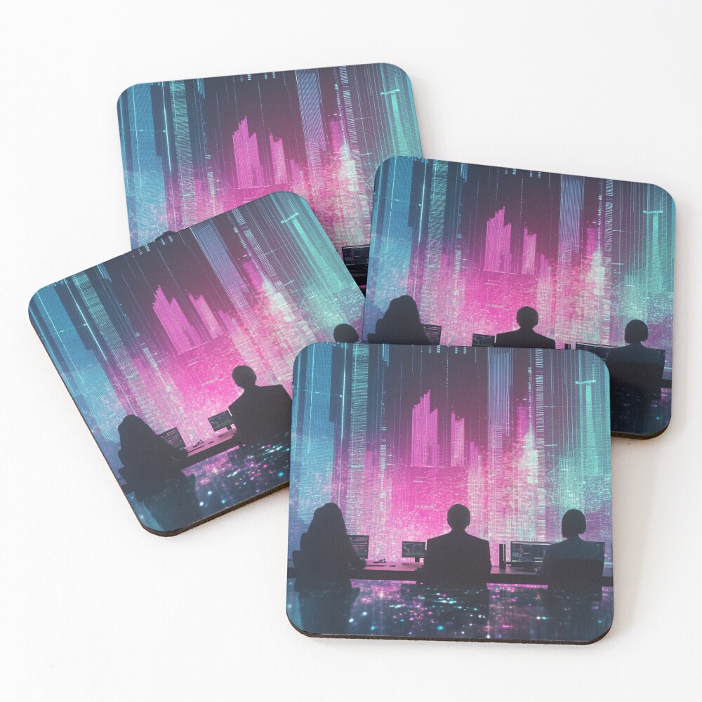 Item preview, Coasters (Set of 4) designed and sold by RicoInStudios.