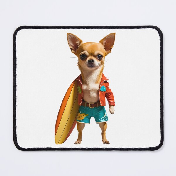 Item preview, Surfer Dude Chihuahua – Cool Beach Dog designed and sold by Fredster1966.