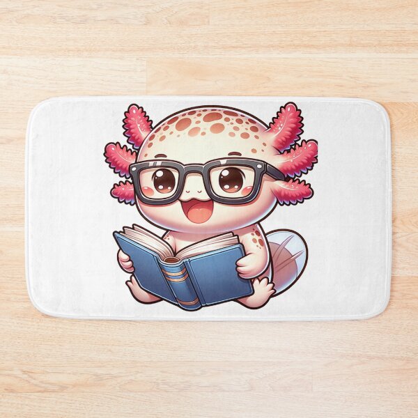 Item preview, Cute Axolotl reading a book designed and sold by njaro.