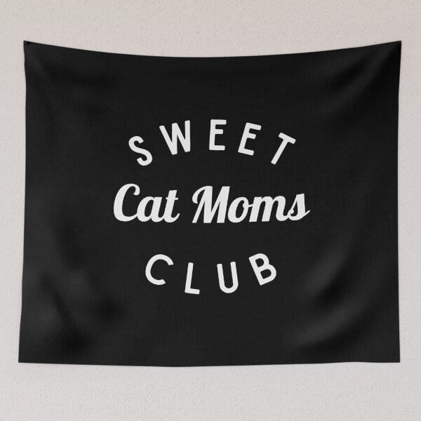 Item preview, Sweet Cat Moms Club Shirt, Cat Lover Shirt designed and sold by Sleepy Cat Design.