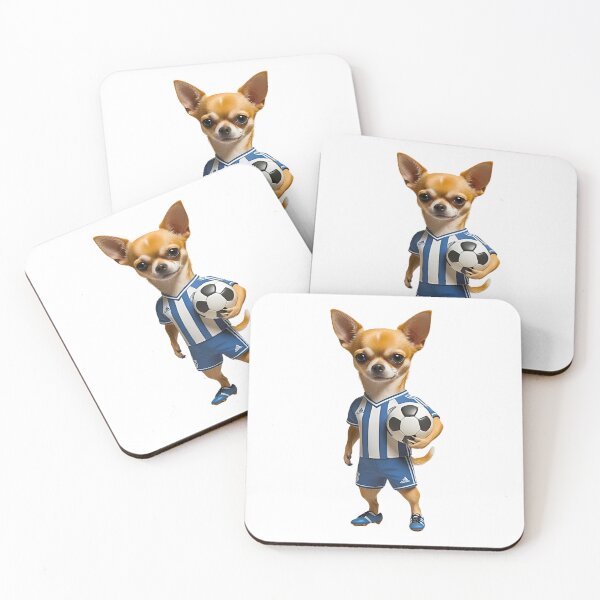 Item preview, Chihuahua Soccer Star – Funny Dog Sports Design for Soccer Lovers designed and sold by Fredster1966.