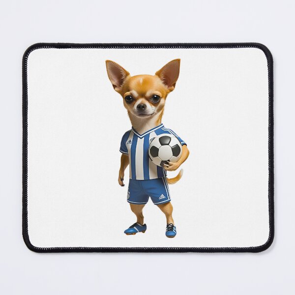Item preview, Chihuahua Soccer Star – Funny Dog Sports Design for Soccer Lovers designed and sold by Fredster1966.