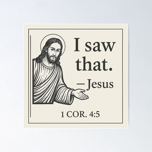 Artikelvorschau, Jesus, I Saw That Meme – Sunday Bulletin Religious Design entworfen und verkauft von Fandom Threads.