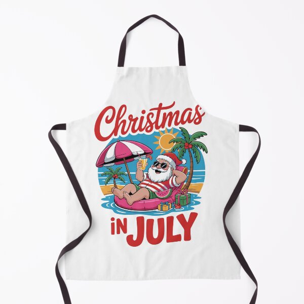 Item preview, Santa on the Beach – Christmas in July Fun Design designed and sold by TRTrendyHouse.