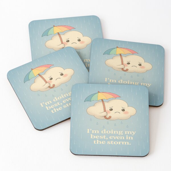 Item preview, Storm Fighter – Encouraging Cloud Illustration designed and sold by Neovibe Print.