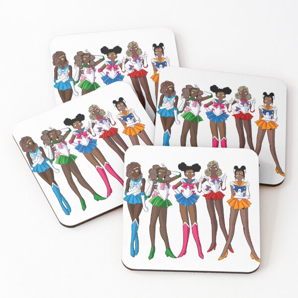 Item preview, Melanated Queens - Sailor Scouts  designed and sold by 2CRE8IVE4925.
