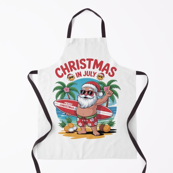 Item preview, Santa’s Beach Day – Festive Christmas in July Shirt designed and sold by TRTrendyHouse.