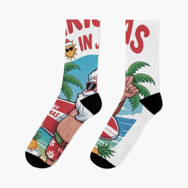 Item preview, Santa’s Beach Day – Festive Christmas in July Shirt designed and sold by TRTrendyHouse.