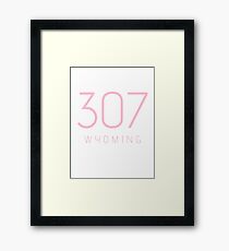 WYOMING 307 • ROSE Framed Print