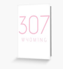 WYOMING 307 • ROSE Greeting Card