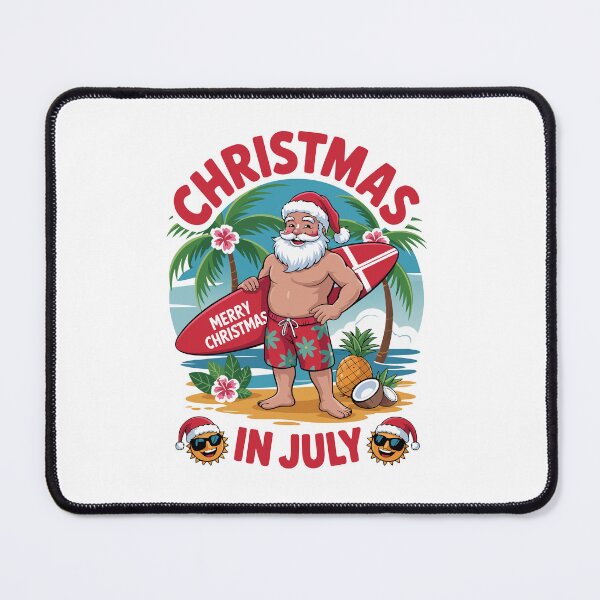 Item preview, Tropical Santa Christmas in July – Holiday Beach Style designed and sold by TRTrendyHouse.