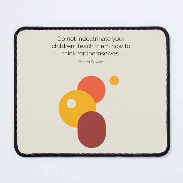 Item preview, Atheism Richard Dawkins Quote Geometric Art designed and sold by kakarikihill.