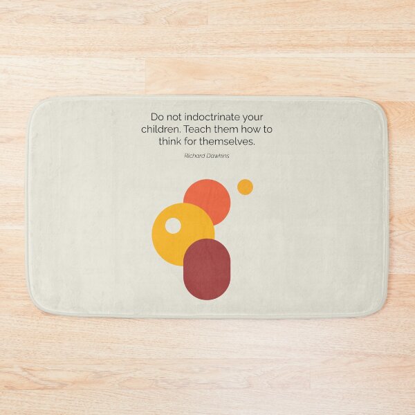 Item preview, Atheism Richard Dawkins Quote Geometric Art designed and sold by kakarikihill.