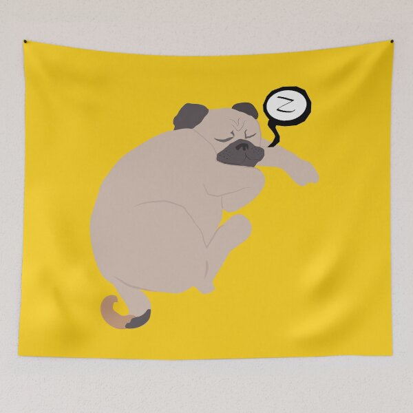 Item preview, Sleeping Pug designed and sold by sarahtheluna.