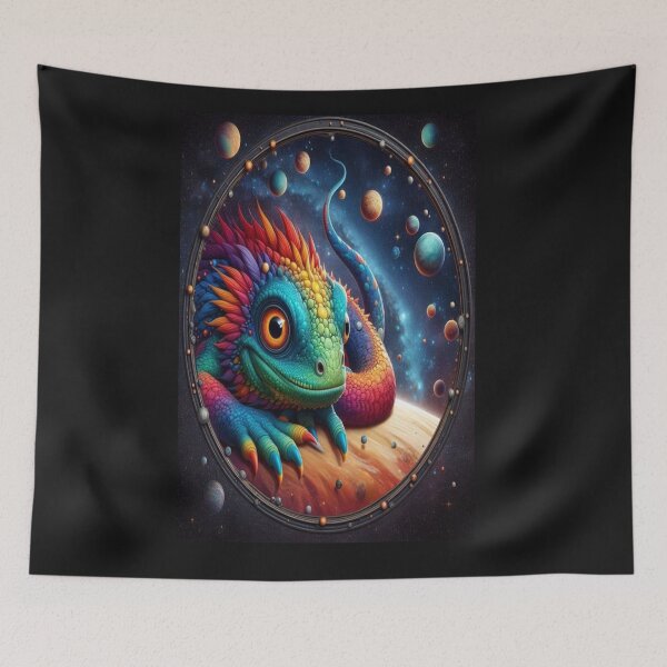Item preview, Space lizard designed and sold by ARTFINSTORE.