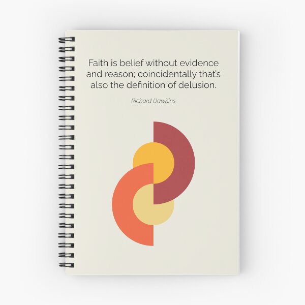 Item preview, Richard Dawkins New Atheism Quote Geometric Art designed and sold by kakarikihill.