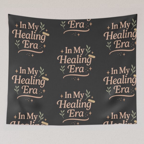 Item preview, In My Healing Era – Soft Therapy Aesthetic & Self-Care Design designed and sold by astersgraphics.