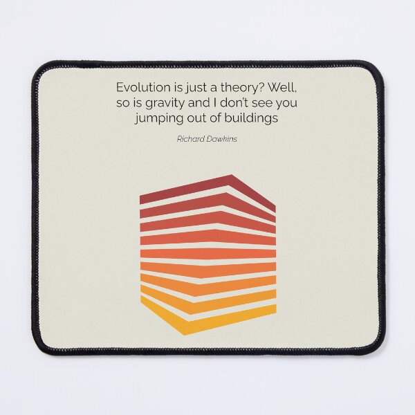 Item preview, New Atheism Richard Dawkins Quote Geometric Art designed and sold by kakarikihill.