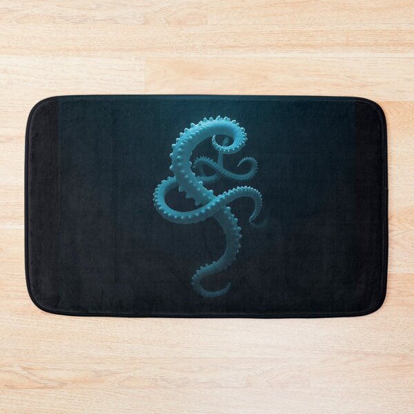 Item preview, Mystic Ocean Tentacle - Deep Sea Ethereal Blue Float Art designed and sold by VA Design.