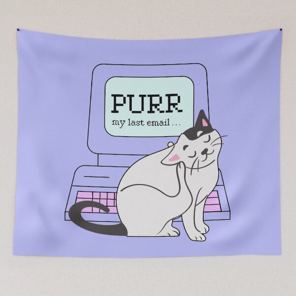 Item preview, Purr my last email designed and sold by Sarah Teigland.