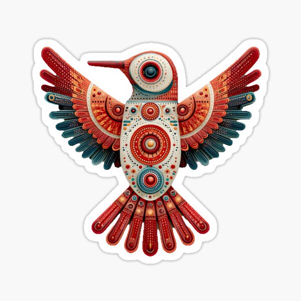Item preview, Hummingbird Drone Totem – Techno-Tribal Vision designed and sold by BasajaunStudio.