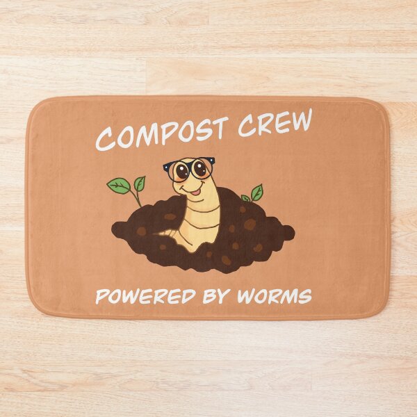 Item preview, Compost Crew Powered By Worms designed and sold by Zilpa’s Prints.