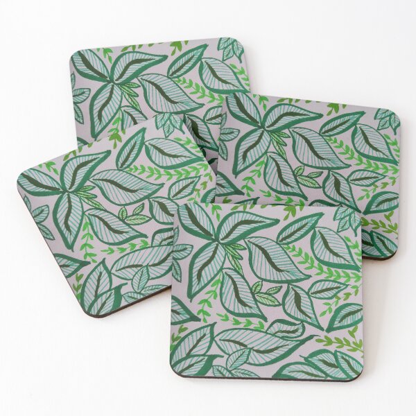 Item preview, Green Leaves hand drawn designed and sold by KanchansArt.