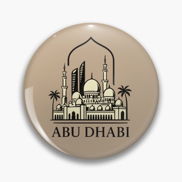 Item preview, Elegant Abu Dhabi Skyline designed and sold by Myra365Art.