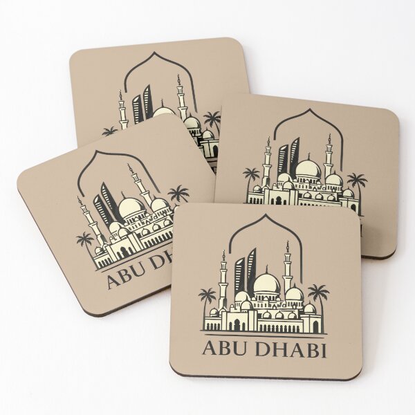Item preview, Elegant Abu Dhabi Skyline designed and sold by Myra365Art.