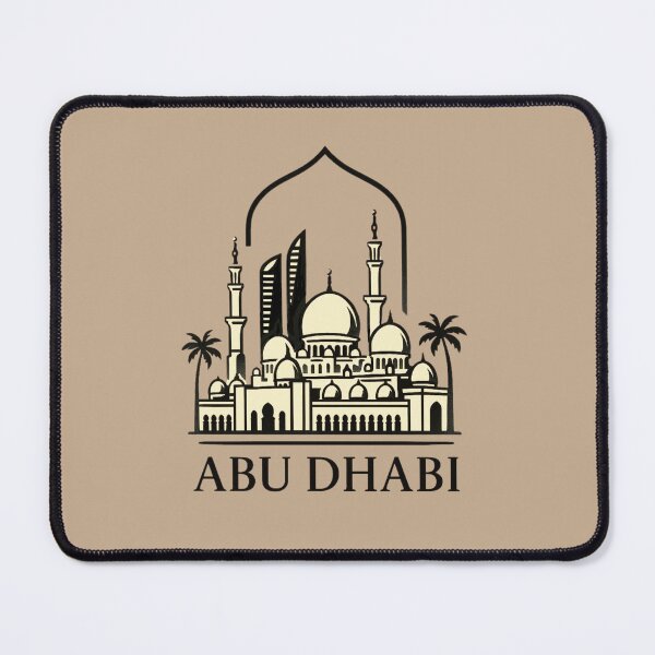 Item preview, Elegant Abu Dhabi Skyline designed and sold by Myra365Art.