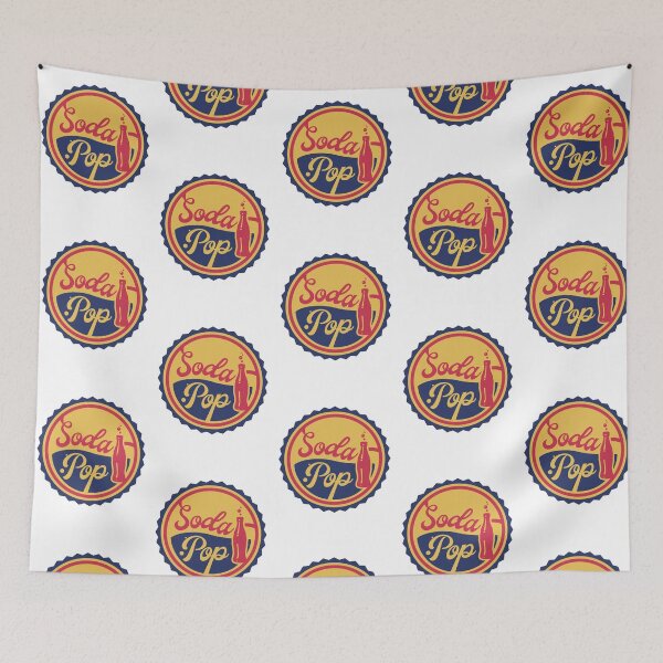 Item preview, Soda Pop – Vintage Bottle Cap Style Retro Design designed and sold by Blueprint&co.
