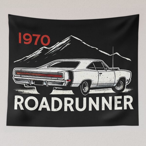 Item preview, 1970 Road Runner designed and sold by CreepyCornerArt.