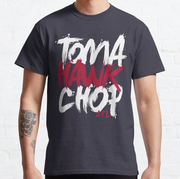 Vintage Atlanta Braves Tomahawk Chop Puffy Ink T-Shirt
