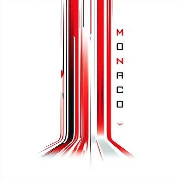 Vorschaubild zum Design Monaco Racing Minimal von Pit Stop Prints