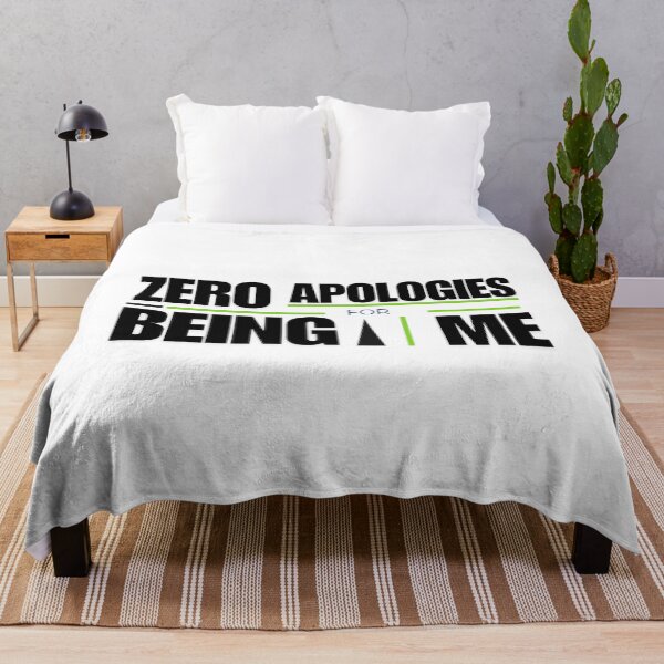 Item preview, Zero Apologies for Being Me – Bold Empowerment Statement Design designed and sold by doumayoub.