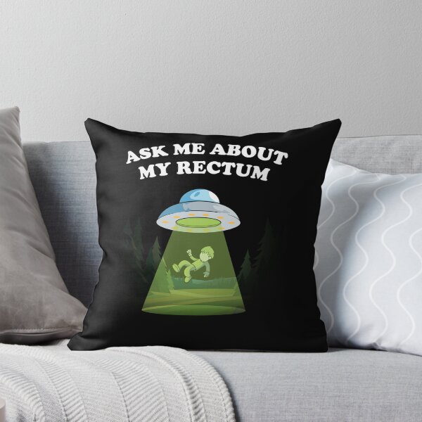 Item preview, Ask Me About My Rectum Funny UFO Alien Abduction  designed and sold by messy-nessie.