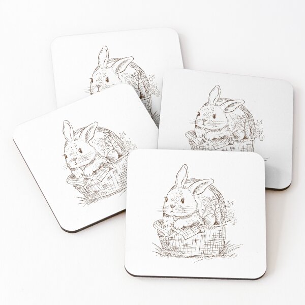 Item preview, Hand-Drawn Vintage Animal Illustration – Bunny Sketch designed and sold by ambisketch.