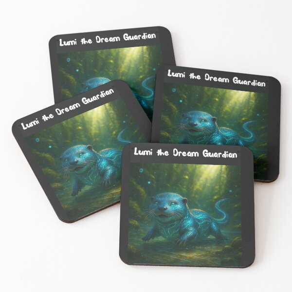 Item preview, "Glowtide Otter: Guardian of the Mystic Stream" designed and sold by SommanasShop.