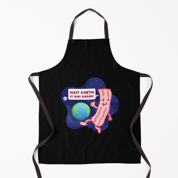 Item preview, Visit Earth, it has bacon funny bacon joke design designed and sold by messy-nessie.
