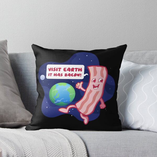 Item preview, Visit Earth, it has bacon funny designed and sold by messy-nessie.