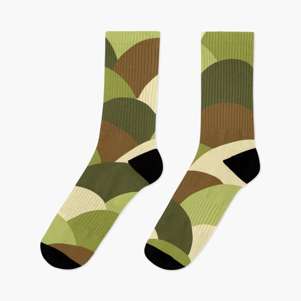 Item preview, Preppy army green shades vintage pattern designed and sold by fluffyfamcraft.