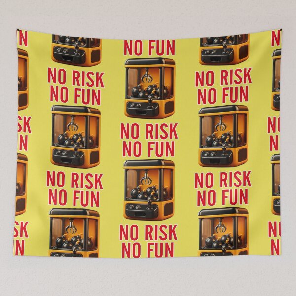 Item preview, No risk no fun, cool saying designed and sold by Mauswohn.