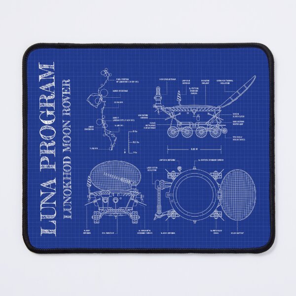 Item preview, Lunokhod Moon Rover - Soviet Luna Program (Blueprint) designed and sold by BGALAXY.