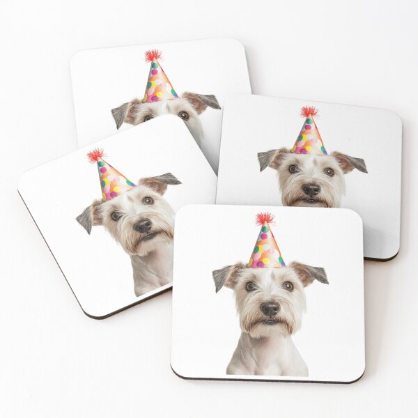 Item preview, Cute Sealyham Terrier dog with Party Hat Birthday Celebration designed and sold by LazyOwlStore.