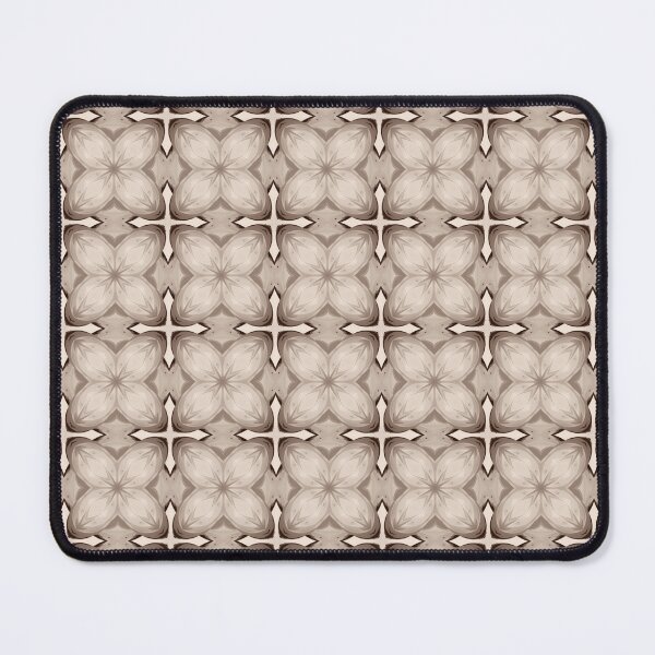 Item preview, Espresso Blossom Geometric Seamless Tile Pattern designed and sold by PenguinWinter.