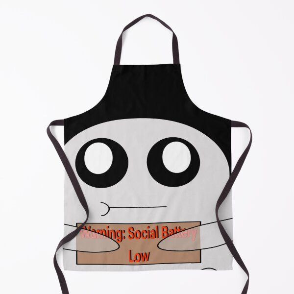 Item preview, Introvert Ghost – Social Battery Low Warning” designed and sold by ArtfulEscapes25.
