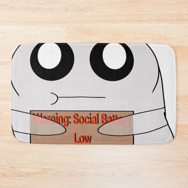 Item preview, Introvert Ghost – Social Battery Low Warning” designed and sold by ArtfulEscapes25.