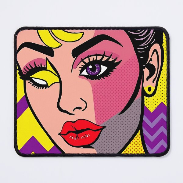 Item preview, Abstract Pop Art Portrait designed and sold by Zazeyy.
