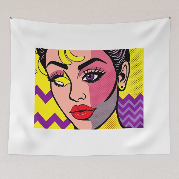 Item preview, Abstract Pop Art Portrait designed and sold by Zazeyy.